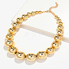 Acrylic Round Faceted Graduated Beaded Necklaces for Women FS-WG1AEEC-02-1