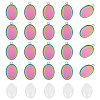 Unicraftale 30Pcs Ion Plating(IP) 304 Stainless Steel Pendant Cabochon Settings STAS-UN0049-14-1