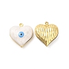Brass Enamel Pendants KK-E075-03G-08-1