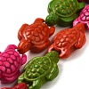 Dyed Synthetic Turquoise Beads Strands X-G-G024-01-2