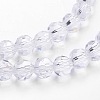 Transparent Glass Bead Strands X-GLAA-G013-8mm-72-3