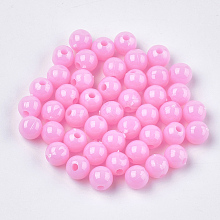 Opaque Plastic Beads X-KY-T005-6mm-602
