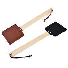 PU Leather Flyswatter AJEW-GA0001-91