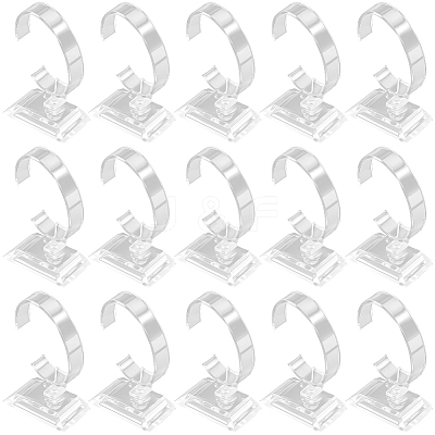 C Shaped ABS Plastic Single Bracelet Display Stands BDIS-WH20001-03B-1
