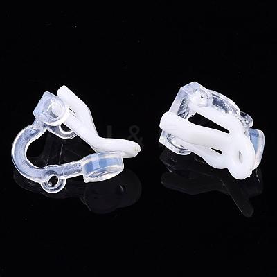Plastic Clip-on Earring Findings FIND-Q001-02A-1