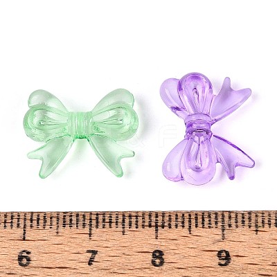 650-700G 6 Colors Transparent Acrylic Beads OACR-T029-84M-1