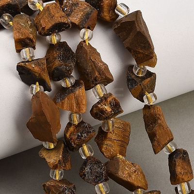 Natural Tiger Eye Beads Strands GG-CBA0B77-A19-02-1