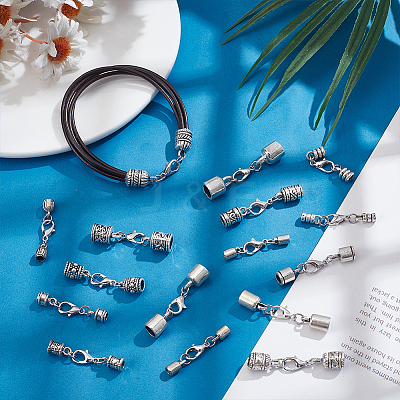 16Pcs Alloy Cord Ends FIND-PH01477-1