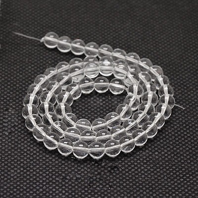 Imitate Austrian Crystal Glass Round Bead Strands GLAA-F030-10mm-01-1