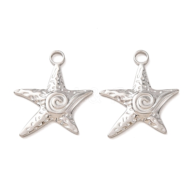 304 Stainless Steel Pendants SA-CBABD1E-10B-P-1