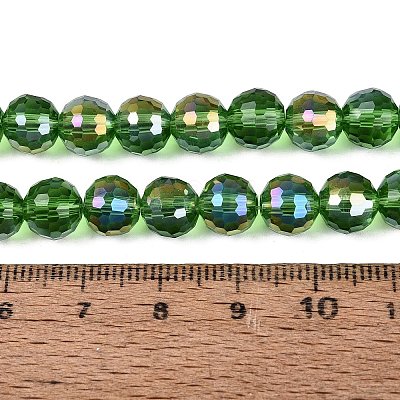 Transparent Glass Beads Strands GLAA-Q107-02A-10-1