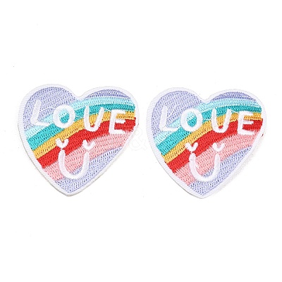 Polyester Computerized Embroidery Cloth Iron on Sew on Patches PATC-L001-11-1