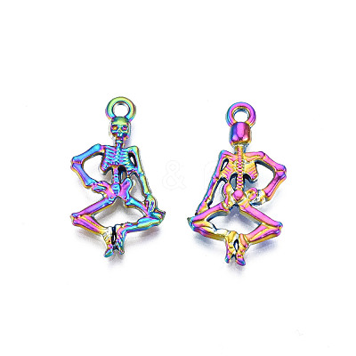 Rainbow Color Alloy Pendants PALLOY-N156-220-1