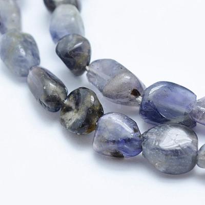 Natural Cordierite/Iolite/Dichroite Beads Strands G-K203-10-1