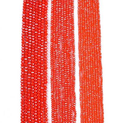 Electroplate Glass Beads Strands EGLA-A044-P4mm-A03-1