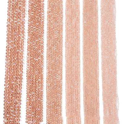 Electroplate Glass Beads Strands EGLA-A044-T4mm-B21-1