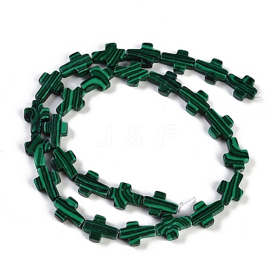 Synthetic Malachite Beads Strands G-I369-A12-01-1