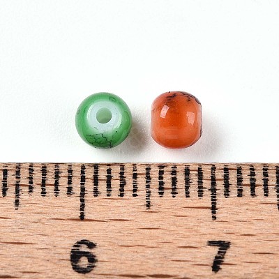 Baking Paint Glass Beads DGLA-S115-4mm-MS-1