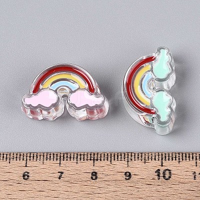 Transparent Acrylic Beads ACRC-T013-01-1