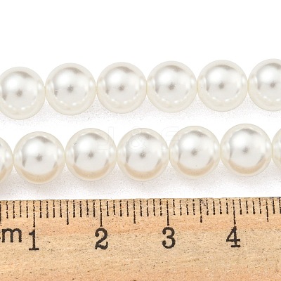 Glass Pearl Beads Strands X-HY-G002-01D-01-1