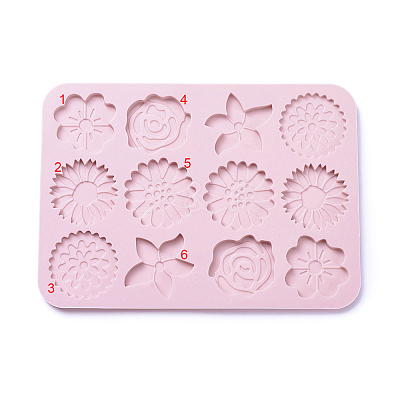 Flower Food Grade Silicone Molds LS-DIY-F044-11-1