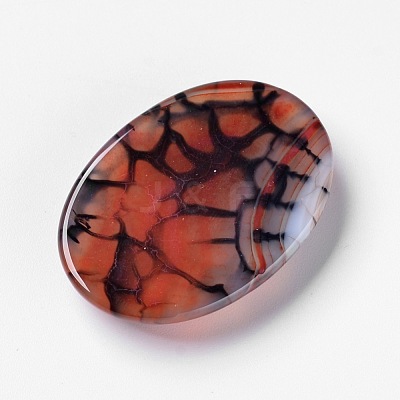 Natural Dragon Veins Cabochons X-G-F296-07-25x35mm-1