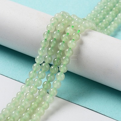 Natural Nephrite Jade/Hetian Jade Beads Strands G-NH0005-030A-1