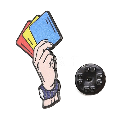 Football Alloy Enamel Pins JEWB-G046-01D-1