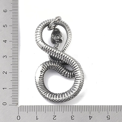 316 Surgical Stainless Steel Pendants LS-STAS-E212-25A-AS-1