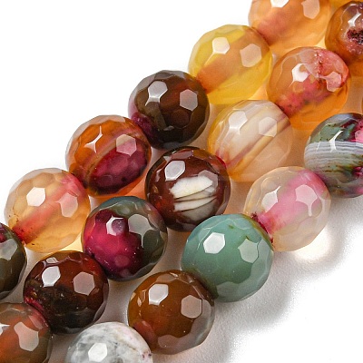 Natural Agate Beads Strands X-G-C082-A01-01-1