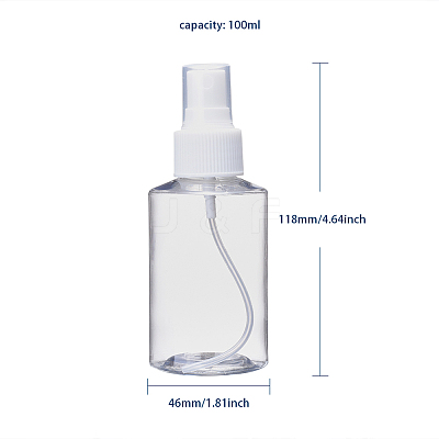 100ml Refillable PET Plastic Spray Bottles LS-TOOL-Q024-02B-01-1