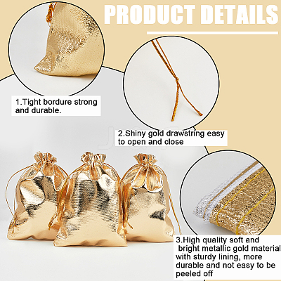 60Pcs Organza Drawstring Bags OP-BBC0001-01E-1