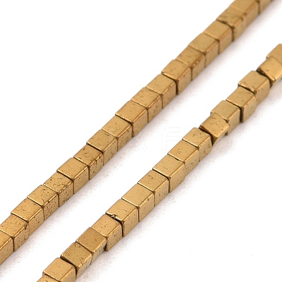 Electroplated Non-magnetic Synthetic Hematite Beads Strands G-G862-03I-1