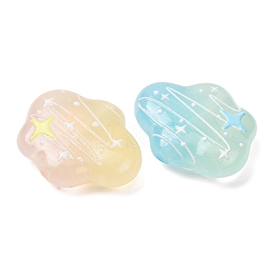 Printed Transparent Acrylic Beads AC-CBAC4EE-07-1