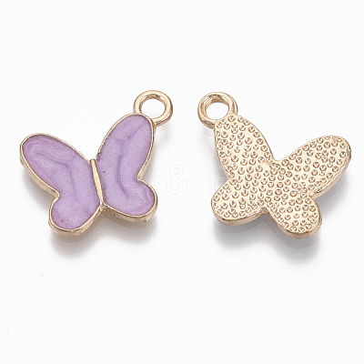 Alloy Enamel Pendants X-PALLOY-R119-02-1