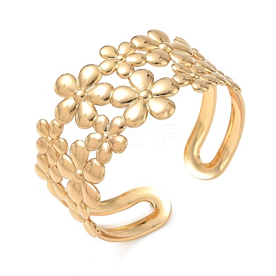 304 Stainless Steel Cuff Bangles SA-CBA46AF-33G-1
