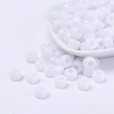 Opaque Acrylic European Beads PL338-M3-1