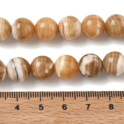Natural Calcite Beads Strands GG-CBA23C7-A01-10mm-1