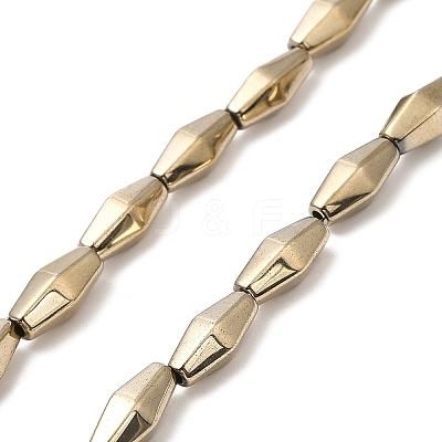 Electroplate Synthetic Magnetic Hematite Beads Strands G-E602-05-1