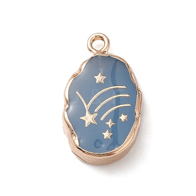 Natural Quartz Dyed Pendants G-K333-01E-1