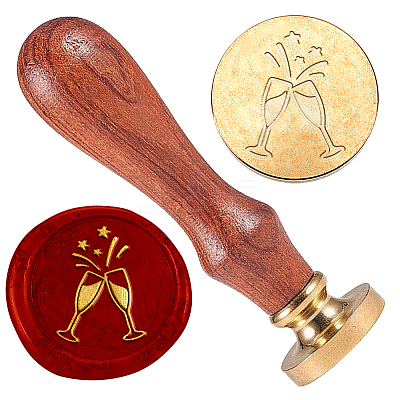 Wax Seal Stamp Set AJEW-WH0208-1058-1