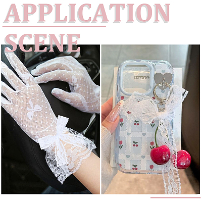 30Pcs 3 Styles Bowknot Polyester Ornament Accessories DIY-SP0004-78-1