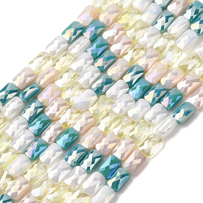 Electroplate Glass Beads Strands EGLA-D300-05-12-1