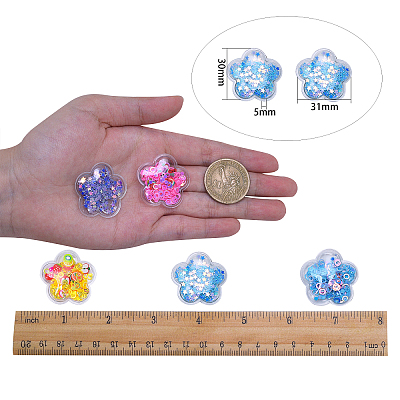 Plastic with Resin and Polymer Clay Accessories RESI-CJC0007-37-1