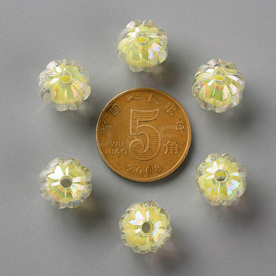 Transparent Acrylic Beads TACR-S152-07B-SS2105-1