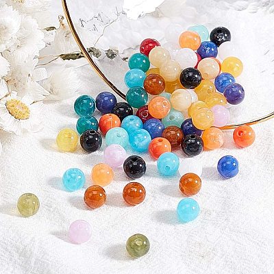 Imitation Gemstone Acrylic Beads OACR-PH0001-02-1