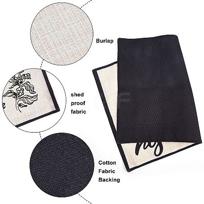 Coffee Theme Diablement Fort Cup Mats AJEW-WH0201-007-1