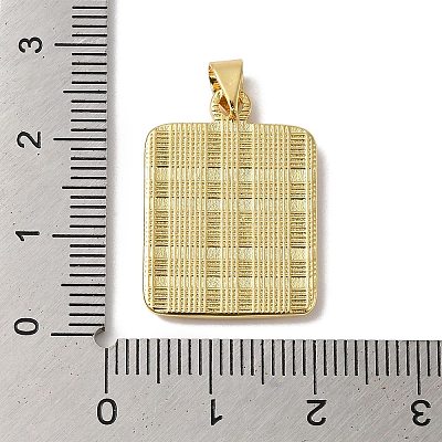 Rack Plating Brass Pendants KK-B092-42G-B-1