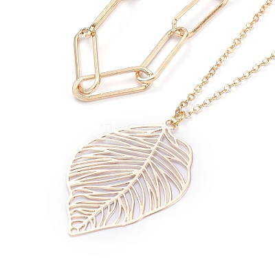 Pendant & Chain Necklaces Sets X-NJEW-JN02759-1