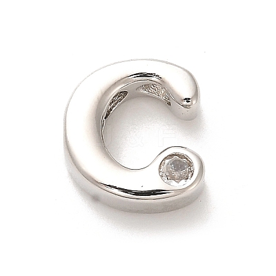 Rack Plating Brass Cubic Zirconia Beads KK-L210-008P-C-1